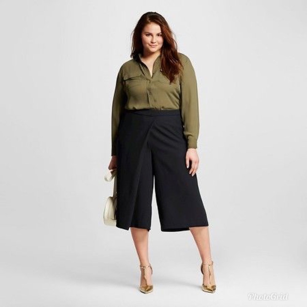 NWT Who What Wear Wrap Culottes